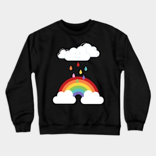 Rain and rainbows Crewneck Sweatshirt